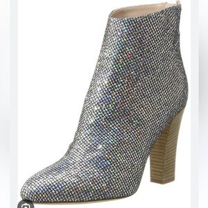 SJP by Sarah Jessica Parker Multicolor Glitter Heeled Boots